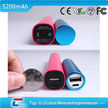 5200mah battery power pack for mobile phone with LED light